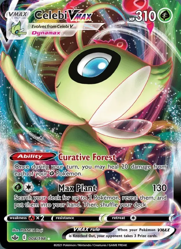 Celebi VMAX #8 Chilling Reign PSA 10