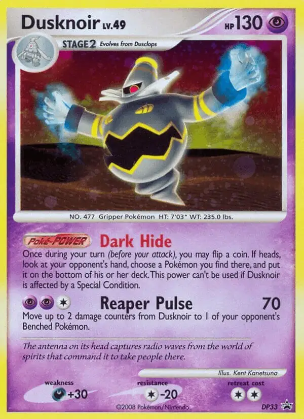 Dusknoir #DP33 DP Black Star Promos PSA 10