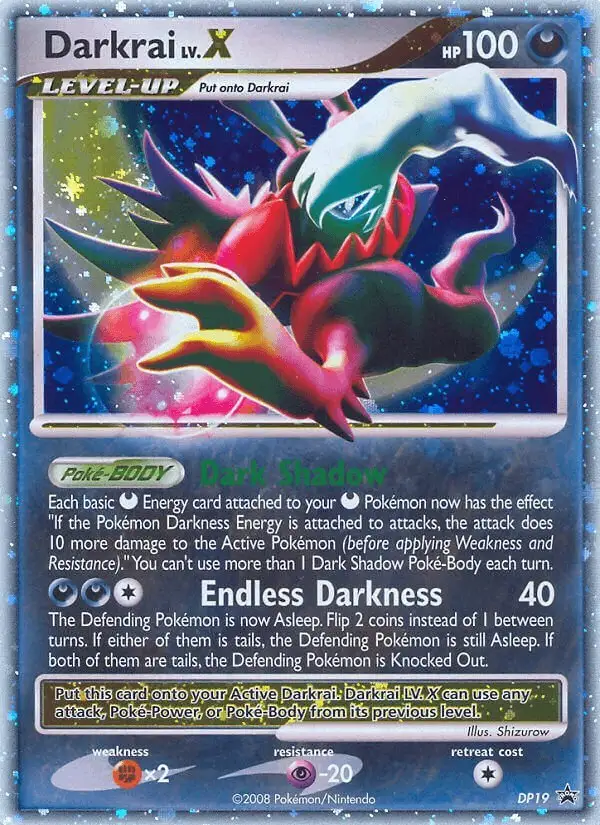 Darkrai #DP19 DP Black Star Promos PSA 10