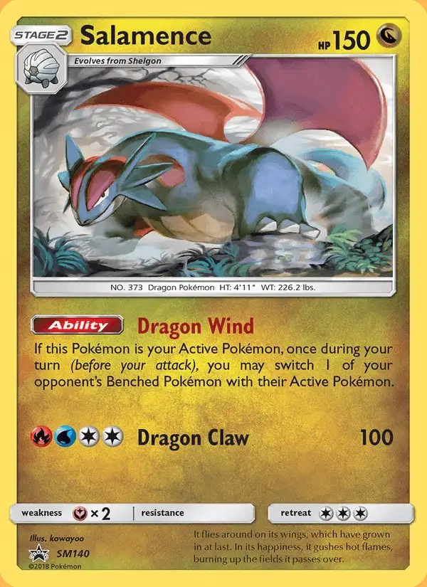 Salamence #SM140 SM Black Star Promos PSA 10