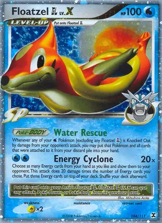 Floatzel GL #104 Rising Rivals PSA 10