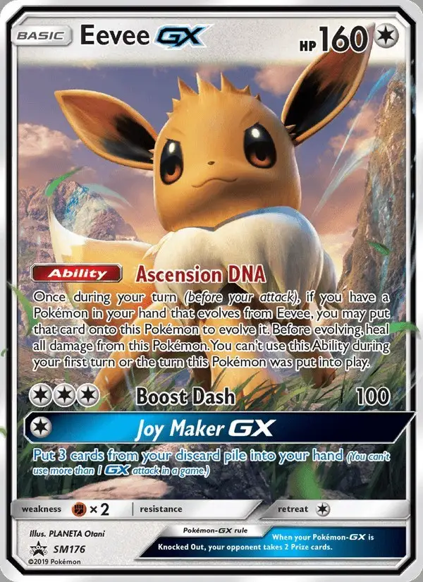 Eevee GX #SM176 SM Black Star Promos PSA 10