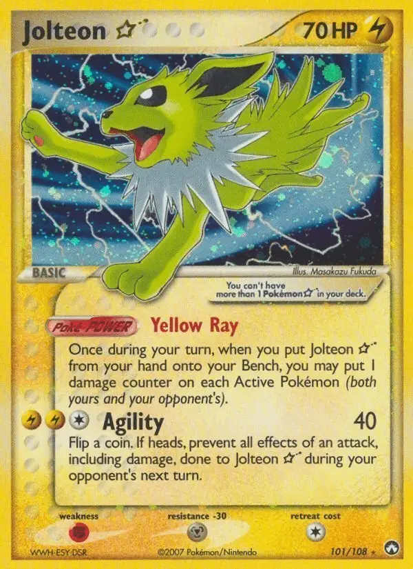 Jolteon ☆ #101 Power Keepers PSA 10