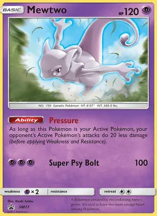 Mewtwo #SM77 SM Black Star Promos PSA 10