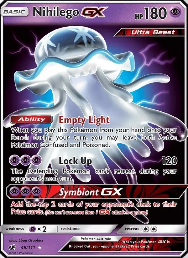 Nihilego GX #49 Crimson Invasion PSA 10