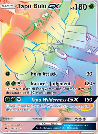 Tapu Bulu GX #149 Burning Shadows PSA 10