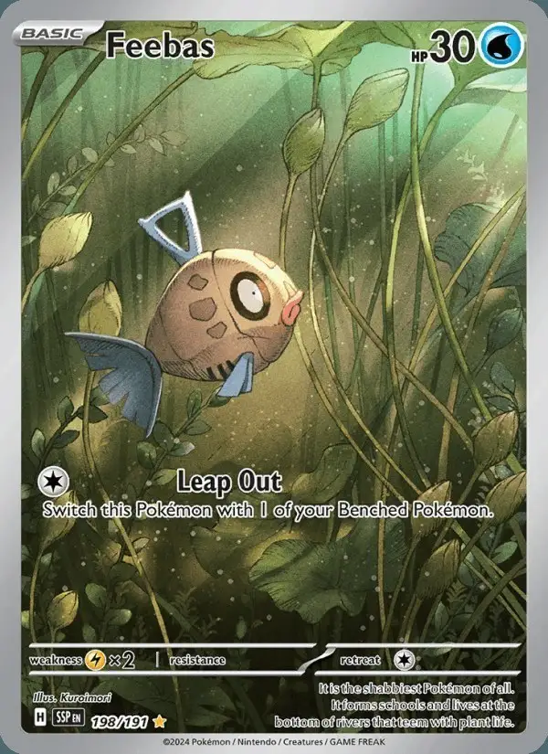 Feebas #198 Surging Sparks PSA 10