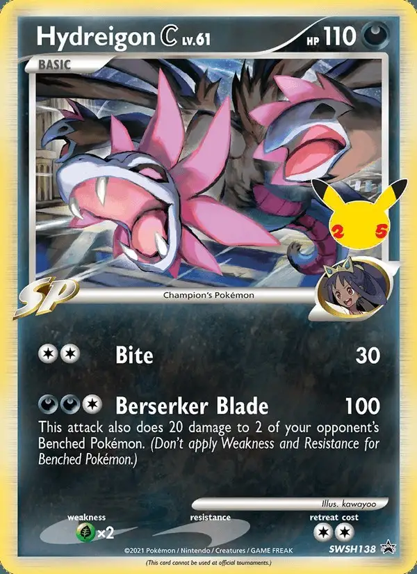 Hydreigon C #SWSH138 SWSH Black Star Promos PSA 10