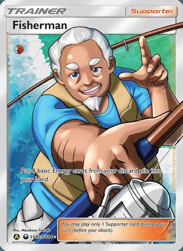 Fisherman #SV83 Hidden Fates Shiny Vault PSA 10