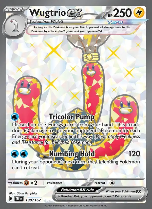 Wugtrio ex #190 Temporal Forces PSA 10