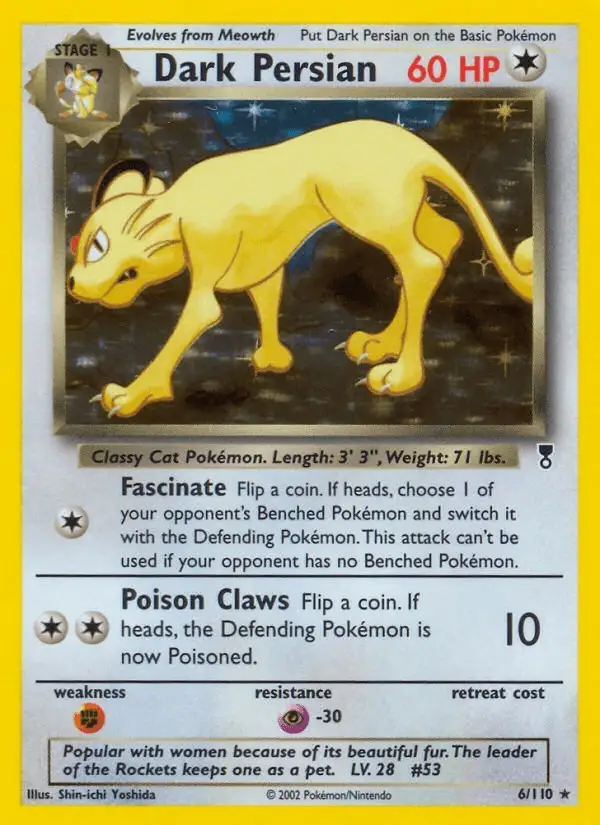 Dark Persian #6 Legendary Collection PSA 10
