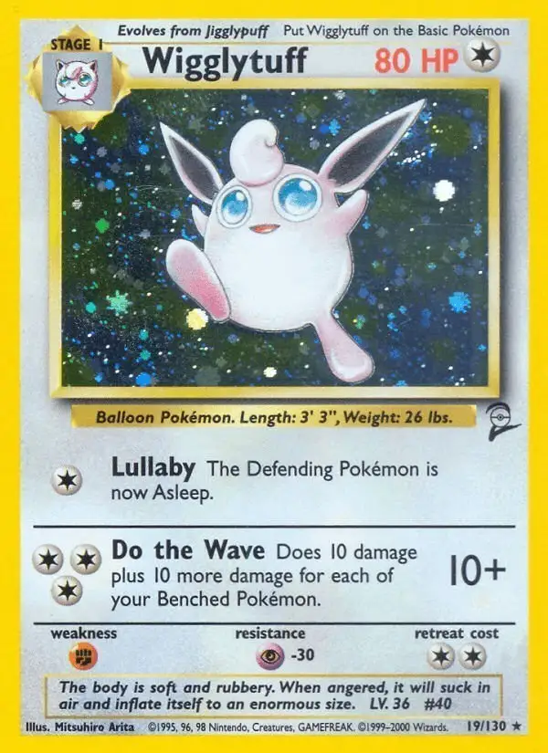 Wigglytuff #19 Base Set 2 PSA 10