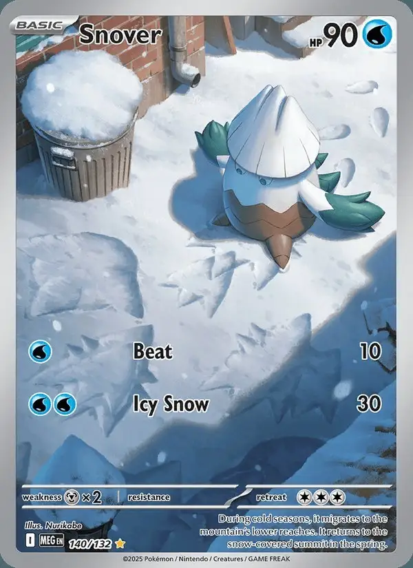 Snover #140 Mega Evolution PSA 10