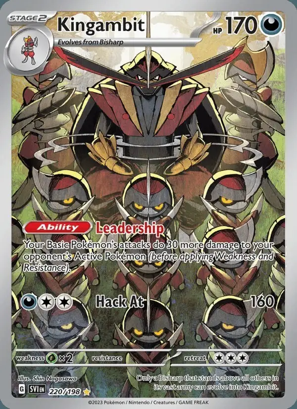 Kingambit #220 Scarlet & Violet PSA 10