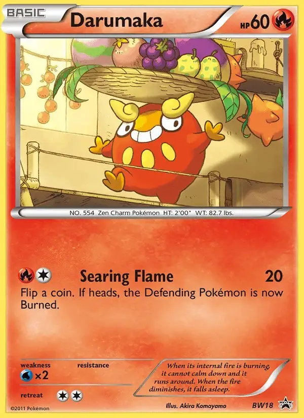 Darumaka #BW18 BW Black Star Promos PSA 10