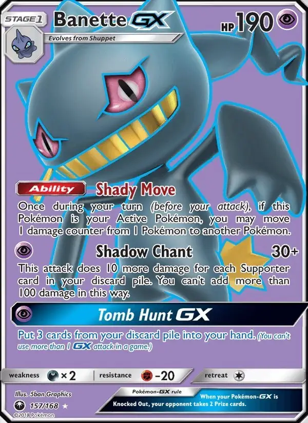 Banette GX #157 Celestial Storm PSA 10