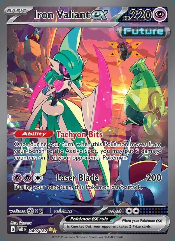 Iron Valiant ex #249 Paradox Rift PSA 10