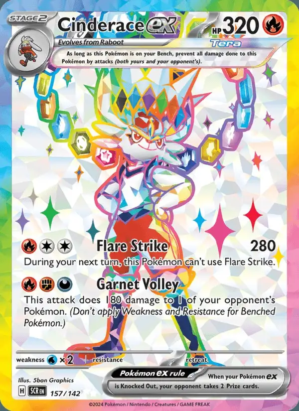 Cinderace ex #157 Stellar Crown PSA 10