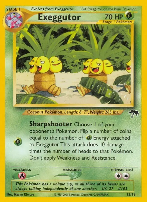 Exeggutor #13 Southern Islands PSA 10