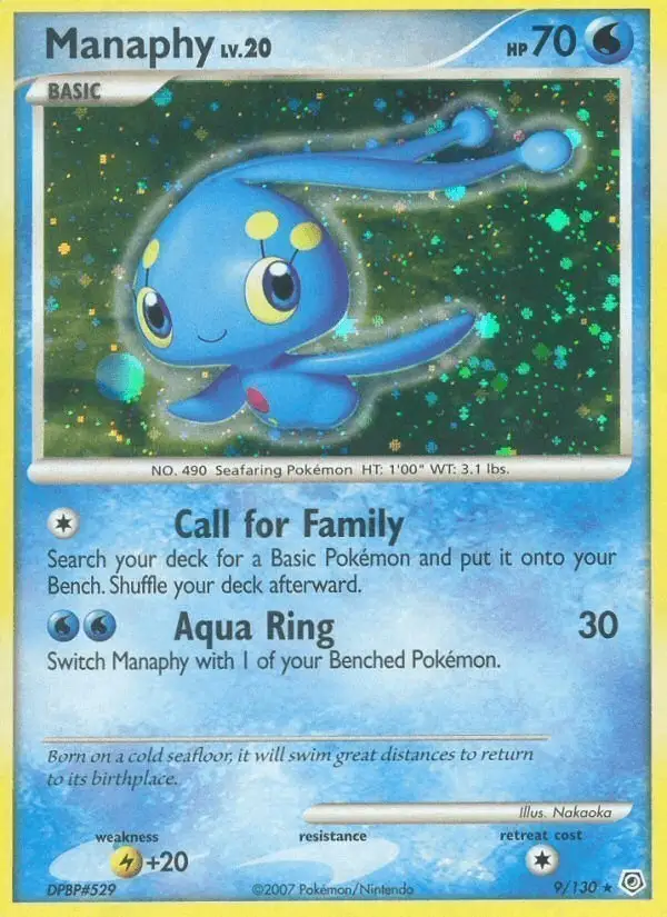 Manaphy #9 Diamond & Pearl PSA 10