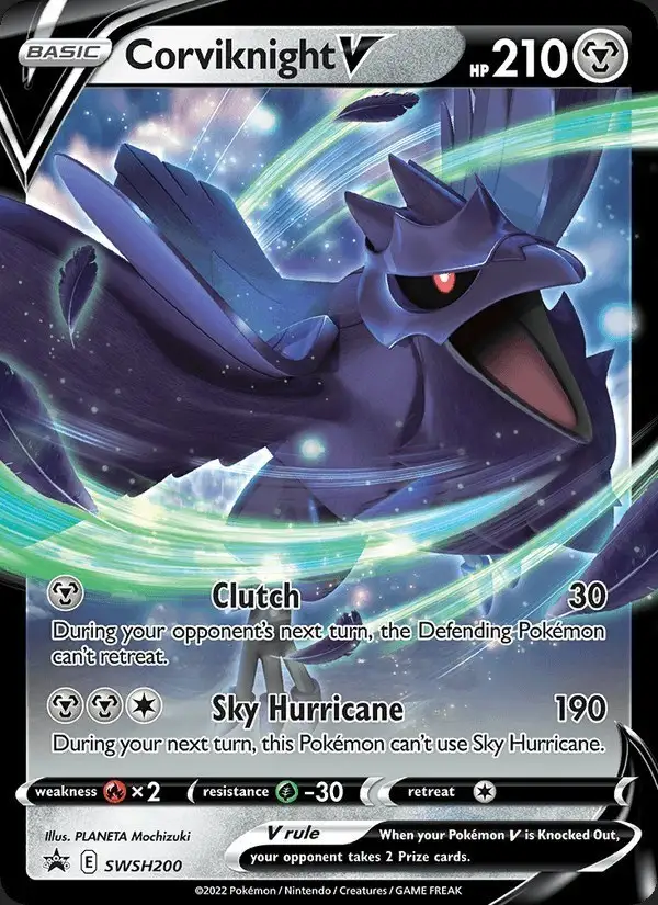 Corviknight V #SWSH200 SWSH Black Star Promos PSA 10