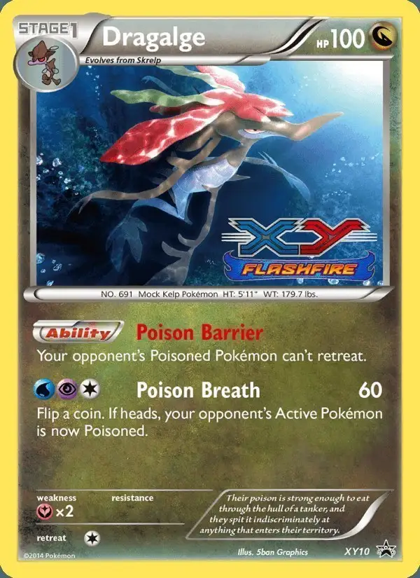 Dragalge #XY10 XY Black Star Promos PSA 10