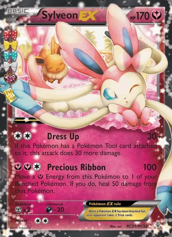 Sylveon EX #RC21 Generations PSA 10