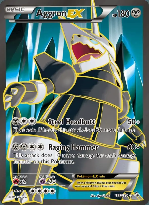 Aggron EX #153 Primal Clash PSA 10