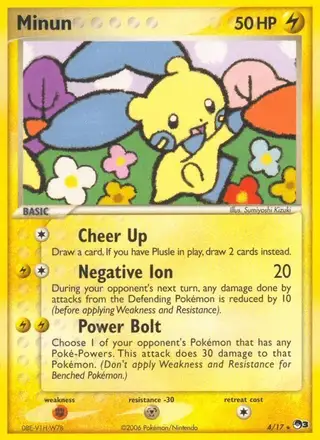 Minun #4 POP Series 3 PSA 10