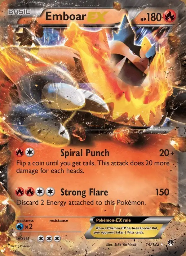 Emboar EX #14 BREAKpoint PSA 10
