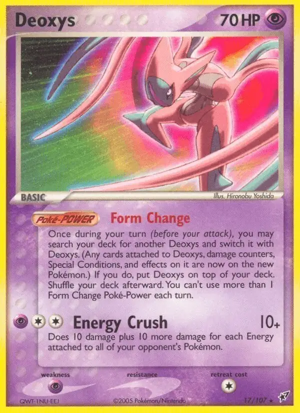 Deoxys #17 Deoxys PSA 10