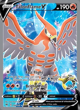 Talonflame V #168 Vivid Voltage PSA 10