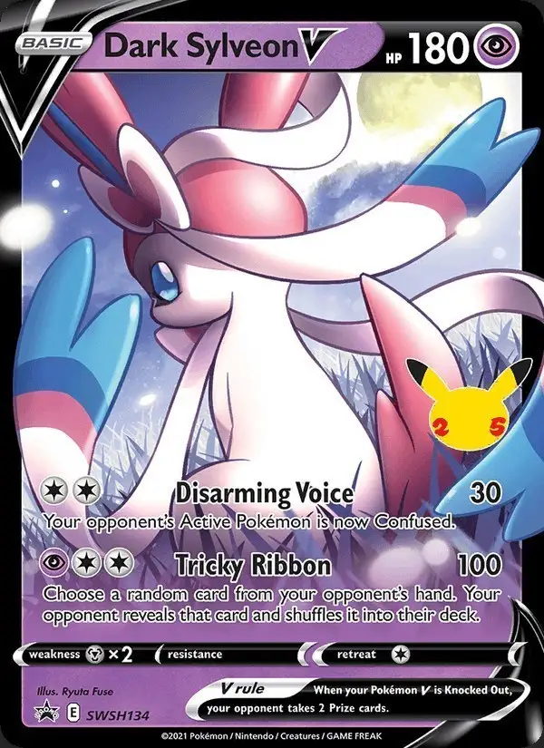 Dark Sylveon V #SWSH134 SWSH Black Star Promos PSA 10