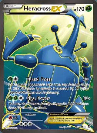 Heracross EX #105 Furious Fists PSA 10