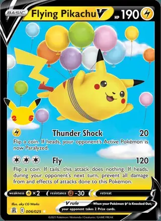 Flying Pikachu V #6 Celebrations PSA 10