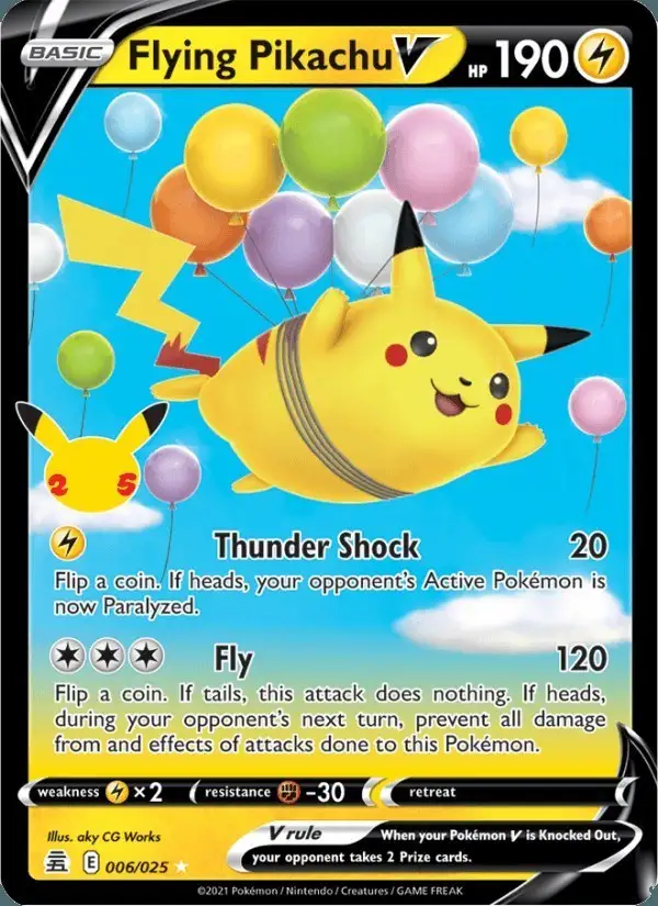 Flying Pikachu V #6 Celebrations PSA 10