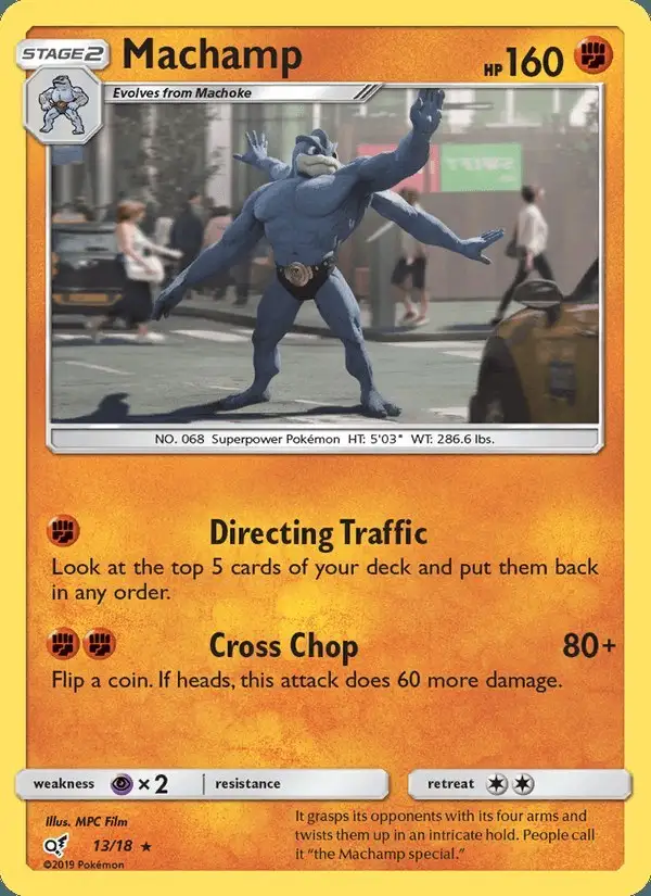 Machamp #13 Detective Pikachu PSA 10