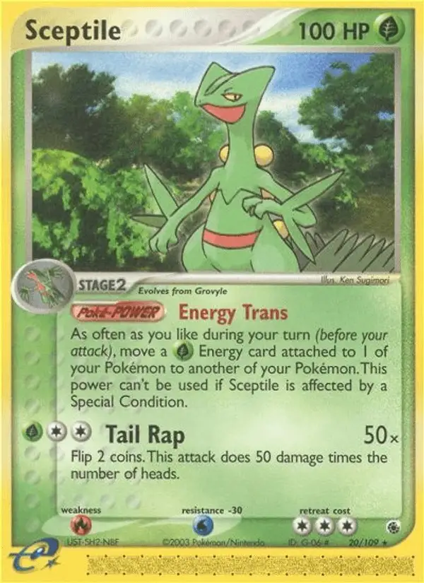 Sceptile #20 Ruby & Sapphire PSA 10