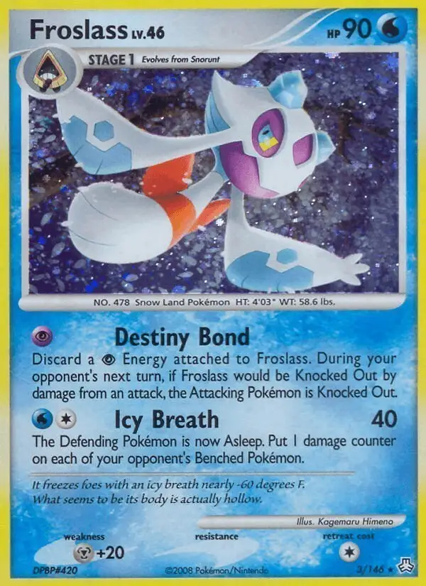 Froslass #3 Legends Awakened PSA 10
