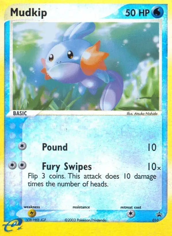 Mudkip #10 Nintendo Black Star Promos PSA 10