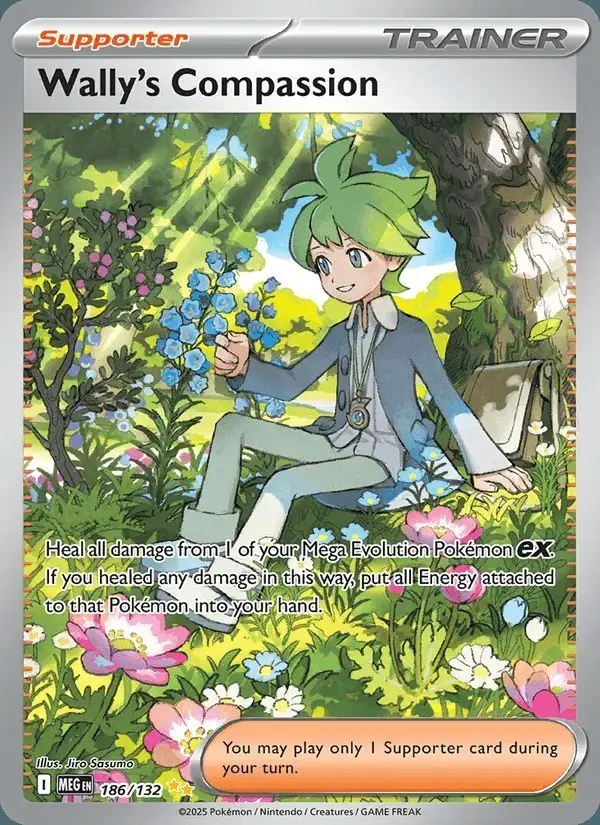 Wally's Compassion #186 Mega Evolution PSA 10