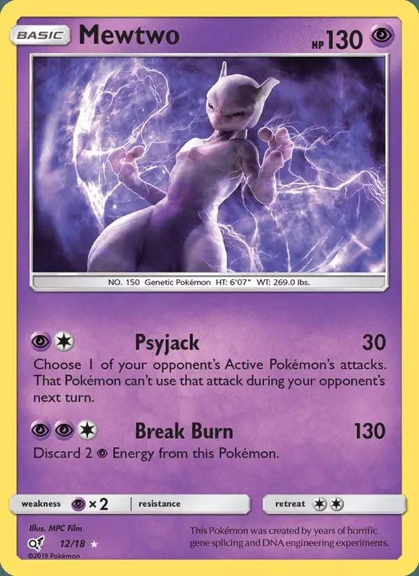Mewtwo #12 Detective Pikachu PSA 10