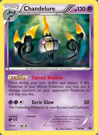 Chandelure #101 Next Destinies PSA 10