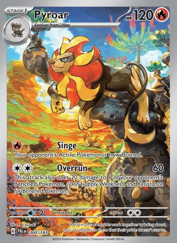 Pyroar #200 Paldea Evolved PSA 10
