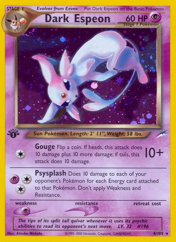 Dark Espeon #4 Neo Destiny PSA 10