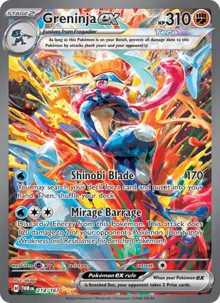 Greninja ex #214 Twilight Masquerade PSA 10
