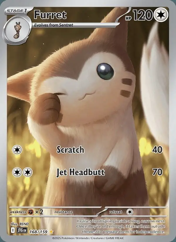 Furret #168 Journey Together PSA 10
