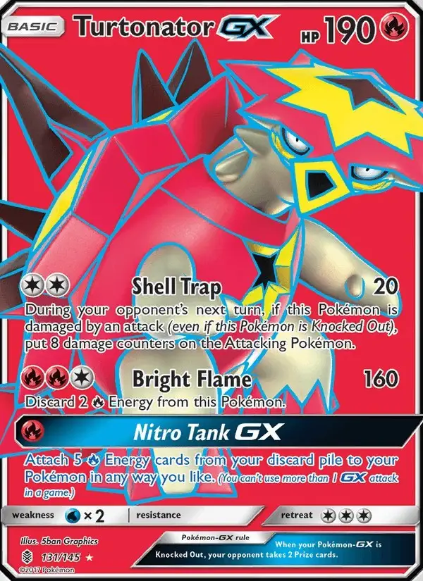 Turtonator GX #131 Guardians Rising PSA 10