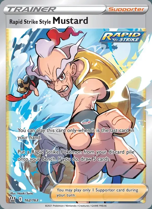 Rapid Strike Style Mustard #162 Battle Styles PSA 10