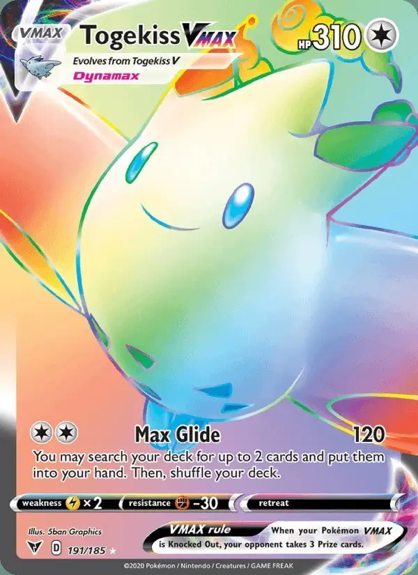 Togekiss VMAX #191 Vivid Voltage PSA 10